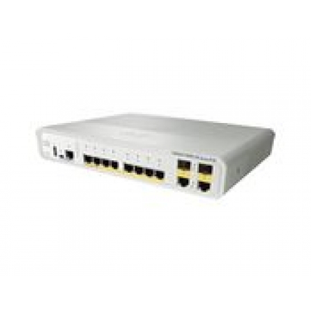 Коммутатор Cisco Systems Catalyst 3560C Switch 8 GE PoE, 2 x Dual Uplink, IP Base (WS-C3560CG-8PC-S). Изображение 1