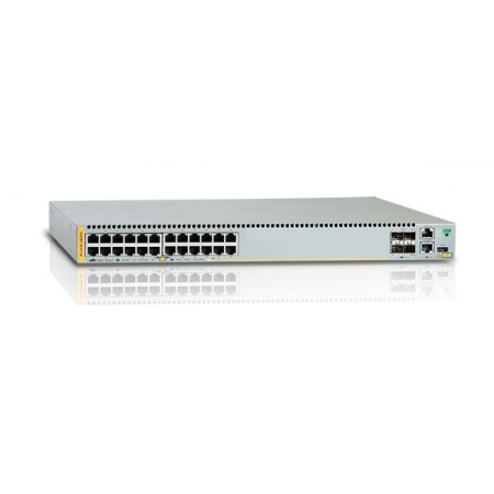 Коммутатор Allied Telesis 24 x 10/100/1000BASE-TX POE+ ports, 2 x SFP+ ports, 2 x SFP+/Stack ports, 1 x Expansion module (AT-x930-28GPX). Изображение 1