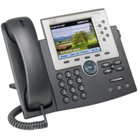Телефонный аппарат Cisco UC Phone 7965, Gig, Color, with 1 CCME RTU License (CP-7965G-CCME). Изображение 1