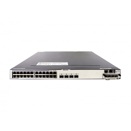 Коммутатор Huawei S5700-28C-SI Bundle(24 Ethernet 10/100/1000 ports,4 of which are dual-purpose 10/100/1000 or SFP,with 1 interface slot,with 150W AC power) (S5700-28C-SI-AC). Изображение 1