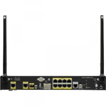 Cisco LTE 2.0 Secure IOS Gigabit Router SFP VDSL/ADSL2+ Annex A or M with Sierra Wireless MC7304/Qualcomm MDM9215 for Australia and Europe, LTE 800/900/1800/ 2100/2600 MHz, 850/900/1900/2100 MHz UMTS/HSPA+ (C897VAG-LTE-GA-K9). Изображение 1