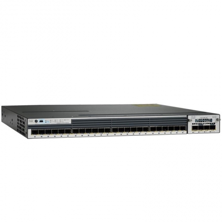 Коммутатор Cisco Systems Catalyst 3750X 24 Port GE SFP IP Base (WS-C3750X-24S-S). Изображение 1