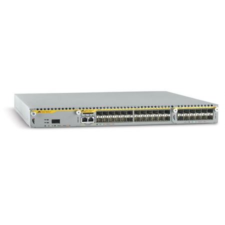 Коммутатор Allied Telesis 24-Port Gigabit SFP Expandable L3+ Per-Flow QoS IPv4/IPv6 Switch. One DC Power Supply Factory fitted + NCB1 (AT-x900-24XS-P-80). Изображение 1