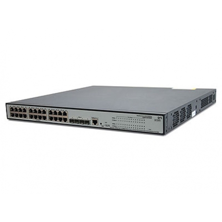 HP V1910-24G-PoE Switch (Managed, 24*10/100/1000 + 4 SFP, static routing, PoE 365W 19'') (JE007A). Изображение 1