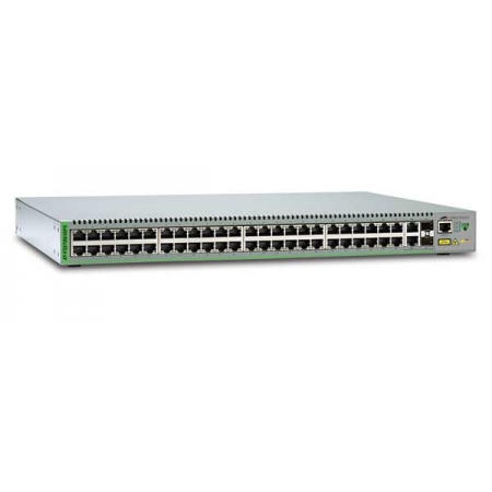 Коммутатор Allied Telesis 48 Port Managed Compact Fast Ethernet POE+ Switch. Dual AC Power Supply (AT-FS970M/48PS-50). Изображение 1