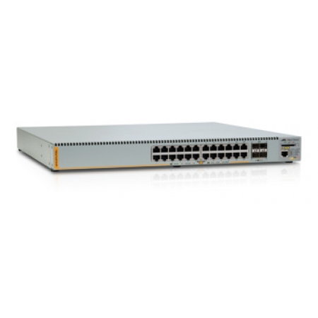 Коммутатор Allied Telesis 24 Port Gigabit Advanged Layer 3 Switch w/ 4 SFP & w/ 2 SFP+  + NCB1 (AT-x610-24Ts-POE+). Изображение 1
