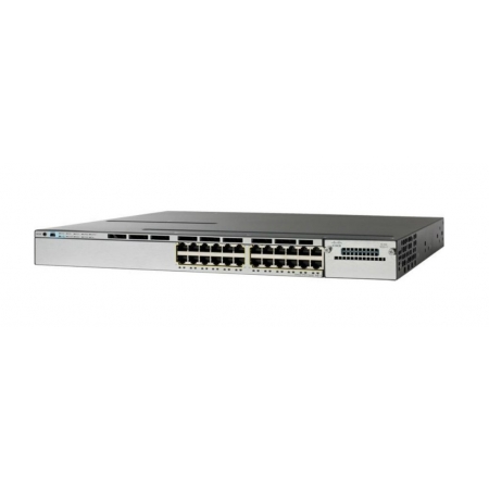 Коммутатор Cisco Catalyst 3850 24 mGig Port UPoE IP Base (WS-C3850-24XU-S). Изображение 1