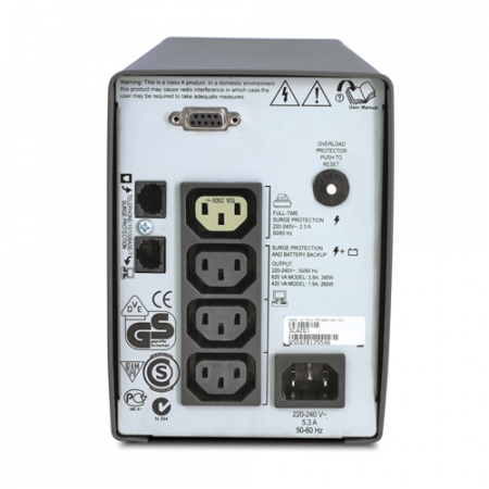 ИБП APC  Smart-UPS SC 260W/ 420VA, Interface Port DB-9 RS-232 (SC420I). Изображение 4