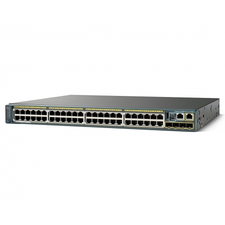 Коммутатор Cisco Systems Catalyst 2960S 48 GigE PoE 740W, 4 x SFP LAN Base (WS-C2960S-48FPS-L). Изображение 1