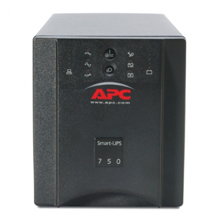 ИБП APC  Smart-UPS 500W/750VA, Line-Interactive, user repl. batt., Input 230V / Output 230V, Interface Port DB-9 RS-232, USB, SmartSlot (SUA750I). Изображение 1