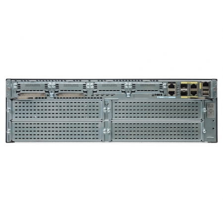 Cisco 3925 w/SPE100(3GE,4EHWIC,4DSP,2SM,256MBCF,1GBDRAM,IPB) (CISCO3925/K9). Изображение 2