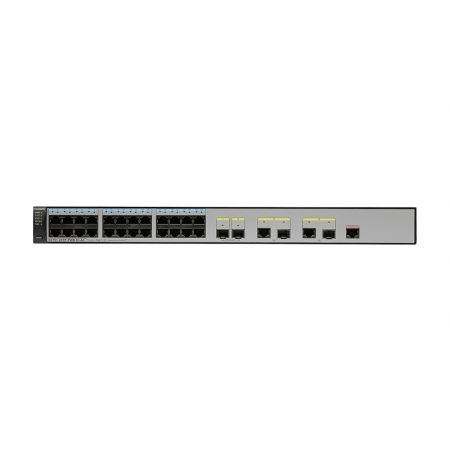Коммутатор Huawei S2750-28TP-EI-AC(24 Ethernet 10/100 ports,2 Gig SFP and 2 dual-purpose 10/100/1000 or SFP,AC 110/220V) (S2750-28TP-EI-AC). Изображение 1