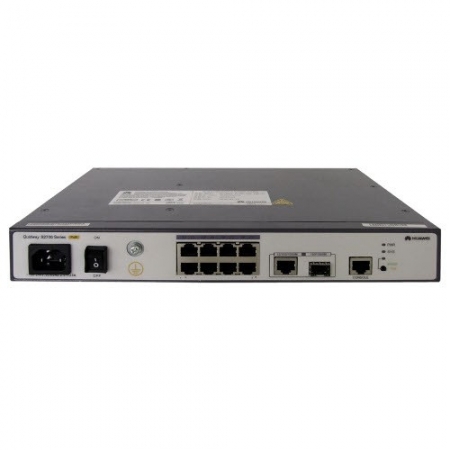 Коммутатор Huawei S2700-9TP-PWR-EI(8 Ethernet 10/100 PoE+ ports,1 dual-purpose 10/100/1000 or SFP,AC 110/220V) (S2700-9TP-PWR-EI). Изображение 1