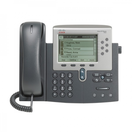 Телефонный аппарат Cisco UC Phone 7962, spare (CP-7962G=). Изображение 1