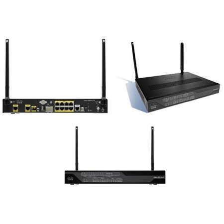 Cisco LTE 2.0 Secure IOS Gigabit Router SFP G.SHDSL (EFM/ATM) with Sierra Wireless MC7304/Qualcomm MDM9215 for Australia and Europe, LTE 800/900/1800/ 2100/2600 MHz, 850/900/1900/2100 MHz UMTS/HSPA+ bands (C898EAG-LTE-GA-K9). Изображение 1