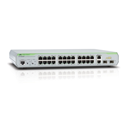 Коммутатор Allied Telesis 24 Port Managed Standalone Fast Ethernet Switch, 2 Combo SFP uplink port. Single AC Power Supply (AT-FS926M). Изображение 1