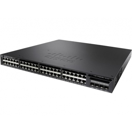Коммутатор Cisco Catalyst 3650 48 Port PoE 2x10G Uplink w/5 AP licenses IPB (WS-C3650-48PWD-S). Изображение 1
