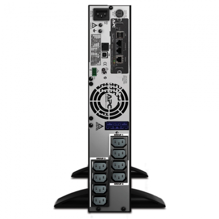 ИБП APC  Smart-UPS X 1200W / 1500VA Rack/Tower LCD 230V with Network Card, Interface Port SmartSlot, USB , Extended runtime model , Rack Height 2 U (SMX1500RMI2UNC). Изображение 5