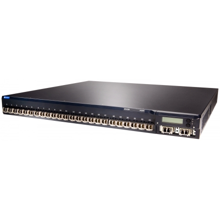 Коммутатор Juniper Networks EX 4200 spare chassis, 24-port 1000BaseX SFP, includes 50cm VC cable (optics, power supplies and fans not included and sold separate ly) (EX4200-24F-S). Изображение 1