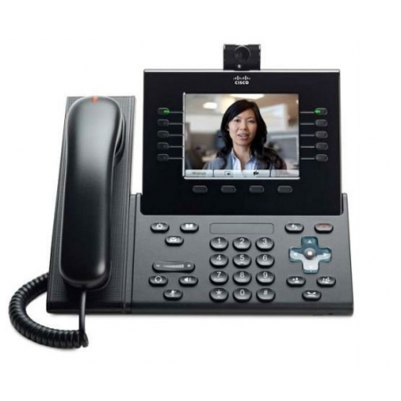 Телефонный аппарат Cisco UC Phone 9951, Charcoal, Slm Hndst with Camera (CP-9951-CL-CAM-K9=). Изображение 1