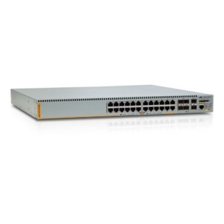 Коммутатор Allied Telesis 24 Port POE+ Gigabit Advanged Layer 3 Switch w/ 4 SFP & w/ 2 SFP+  + NCB1 (AT-x610-24Ts/X-POE+). Изображение 1