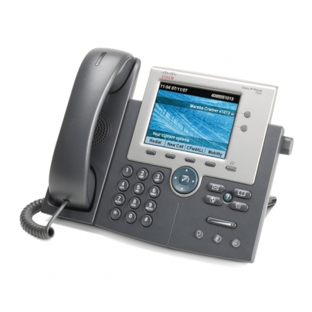 Телефонный аппарат Cisco UC Phone 7945, Gig Ethernet, Color, spare (CP-7945G=). Изображение 1