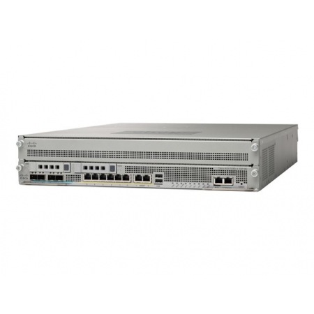 Межсетевой экран Cisco ASA 5585-X EP SSP-20, FP SSP-60,14GE,6SFP+,1AC,3DES/AES (ASA5585-S20F60-K9). Изображение 1