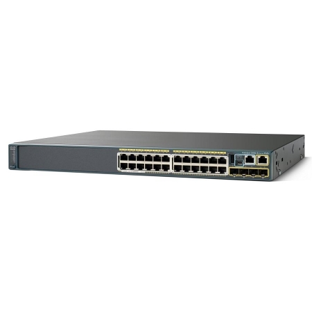 Коммутатор Cisco Systems Catalyst 2960S 24 GigE PoE 370W, 4 x SFP LAN Base (WS-C2960S-24PS-L). Изображение 1