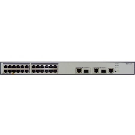 Коммутатор Huawei S2700-26TP-PWR-EI(24 Ethernet 10/100 PoE+ ports,2 dual-purpose 10/100/1000 or SFP,without power module) (S2700-26TP-PWR-EI). Изображение 1