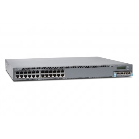 Коммутатор Juniper Networks EX4300, 24-Port 10/100/1000BaseT + 350W AC PS (EX4300-24T). Изображение 1