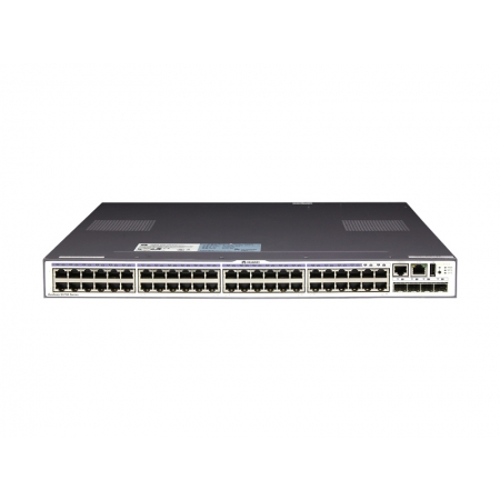Коммутатор Huawei S5700-48TP-PWR-SI-AC(48 Ethernet 10/100/1000 PoE+ ports,4 of which are dual-purpose 10/100/1000 or SFP,with 500W AC power supply) (S5700-48TP-PWR-SI-AC). Изображение 1