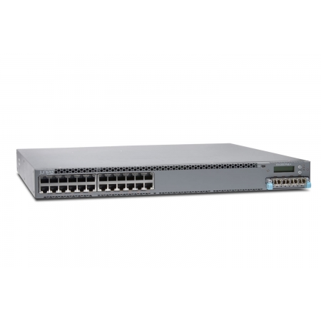 Коммутатор Juniper Networks EX4300, 24-Port 10/100/1000BaseT PoE-plus + 750W AC PS (EX4300-24P). Изображение 1