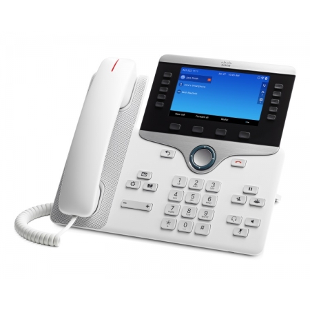 Телефонный аппарат Cisco IP Phone 8861 White (CP-8861-W-K9=). Изображение 1
