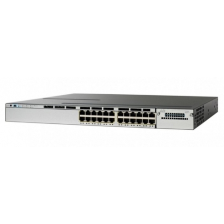Коммутатор Cisco Catalyst 3850 24 Port GE SFP IP Base (WS-C3850-24S-S). Изображение 1