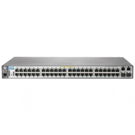 HP 2620-48-PoE+ Switch(Managed, 48*10/100 + 2*10/100/1000 + 2*SFP, PoE+, L3, 19