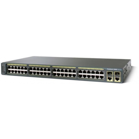 Коммутатор Cisco Catalyst2960Plus 48 10/100 PoE+2 1000BT+2SFP LAN Base,Russia (WS-C2960R+48PST-L). Изображение 1
