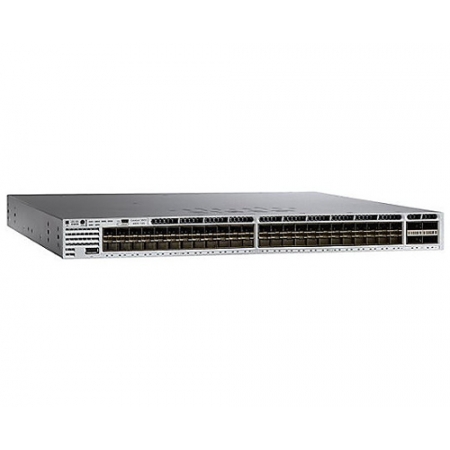 Коммутатор Cisco Catalyst 3850 48 Port 10G Fiber Switch IP Base (WS-C3850-48XS-S). Изображение 1